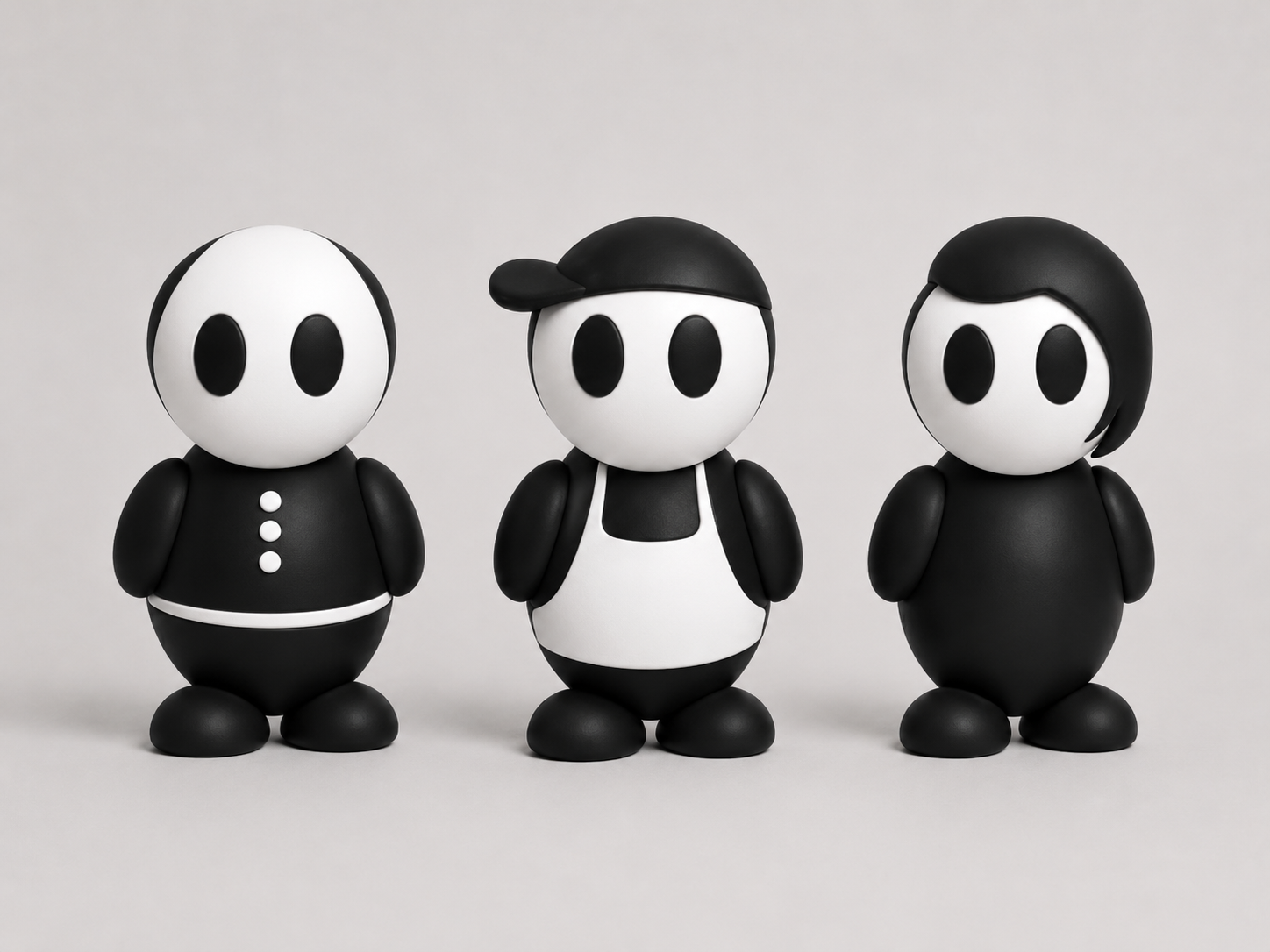 Original NoGos Sammy, Lucas and Tully 3d model by Aya Hirschauge Original NoGos Sammy, Lucas and Tully model by Aya Hirschauge